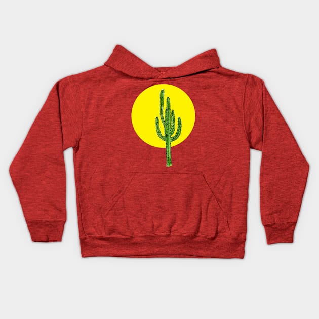 summer cactus Kids Hoodie by melikeozmen